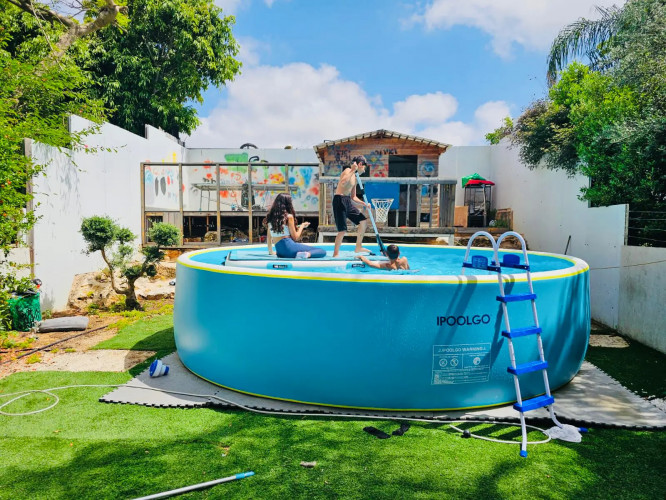Круглый надувной бассейн IPOOLGO PVC